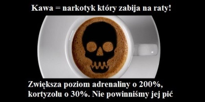 kawa jest niezdrowa